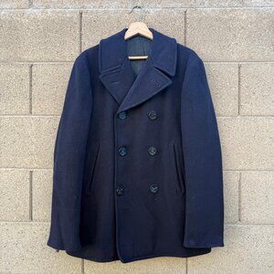 40's USN Navy Wool Peacoat Dress Jacket
